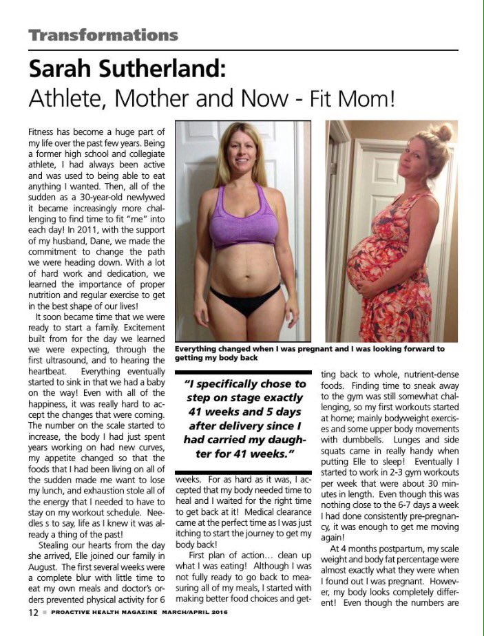 Prohealthmag's tweet photo. Transformation Tuesday... Sara Southerland!#TransformationTuesday #fitmom #fitlife 💥🔥💪⚡️ https://t.co/4zdcxyj9le