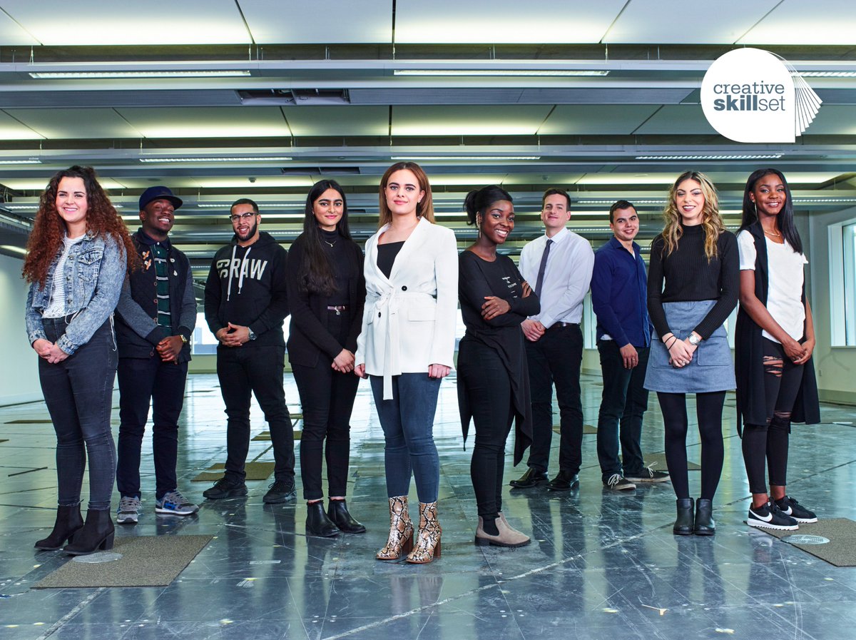 DCMS's tweet photo. TV, Advertising, Digital media &amp; Fashion #Apprentices celebrate their #apprenticeships @HereEast @skillsetssc @hiive https://t.co/LJudy7RQX8