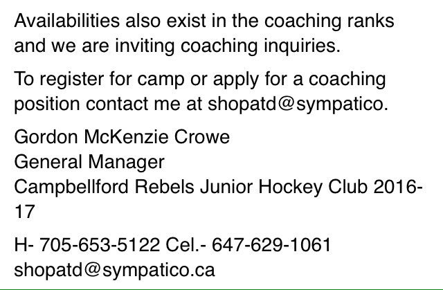 The Rebels welcome Gordon McKenzie Crowe as their new General Manager.