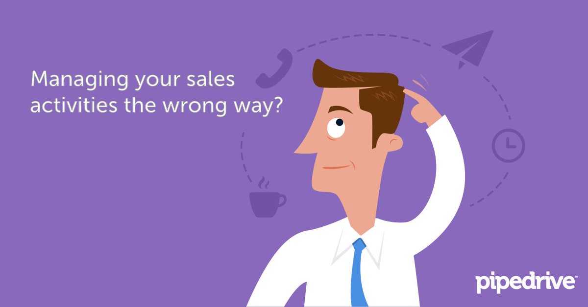 pipedrive's tweet photo. The right (and wrong) ways to manage sales activity goals: https://t.co/uFBzvJsHYy #salesmanagement https://t.co/eejYdG9rz6