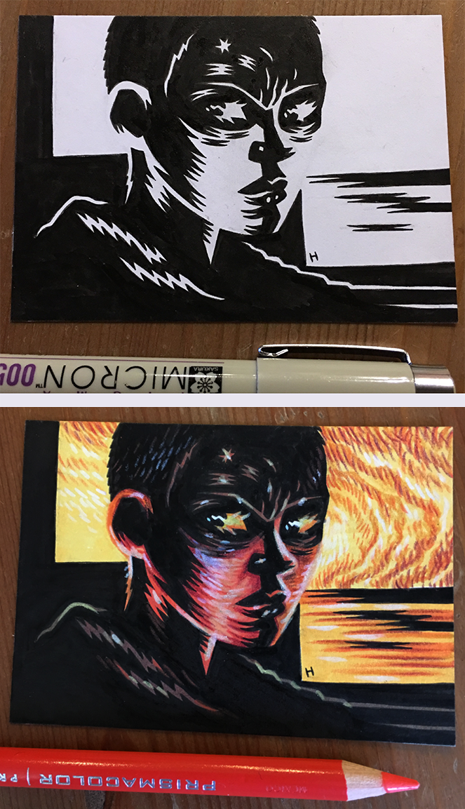 We all go a little mad sometimes. Furiosa process piece, not sure which I prefer. 