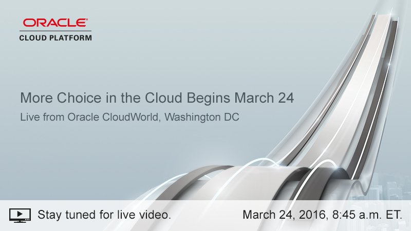 OracleCloud's tweet image. At #CloudWorld Thomas Kurian will make a big cloud announcement. #OraclePaaS ora.cl/Xgv