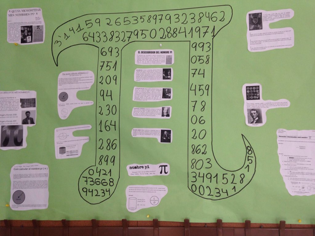 VedrunaTordera's tweet image. 2n d&apos;ESO aprofita el dia PI per treballar-lo #tordera #mates #PiDayProject @crpaltmaresme