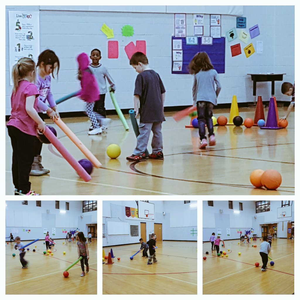 WPESpantherPE's tweet photo. #QPE #kindergarten #exploringimplements #PhysEd https://t.co/aSnG7HagaU