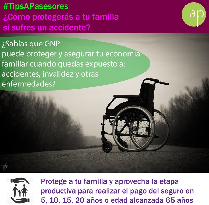 AP_asesores's tweet photo. #TipsAPasesores para proteger a tu familia cuando sufras de algún accidente que te incapacite laboralmente. https://t.co/vP4xh0vtCF