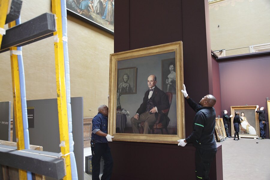 MuseeLouvre's tweet photo. #Jourdefermeture #Accrochage peintures de la collection Beistegui dans la salle des Sept cheminées https://t.co/Uy8k8p8Pli
