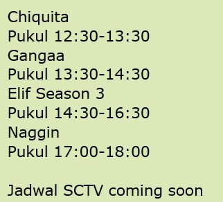 ItsRiaaa's tweet photo. @gangaasctv Jadwal SCTV bulan April https://t.co/18Ba18MKsn (pc: @Sonarikanakora) #GangaaSCTV
