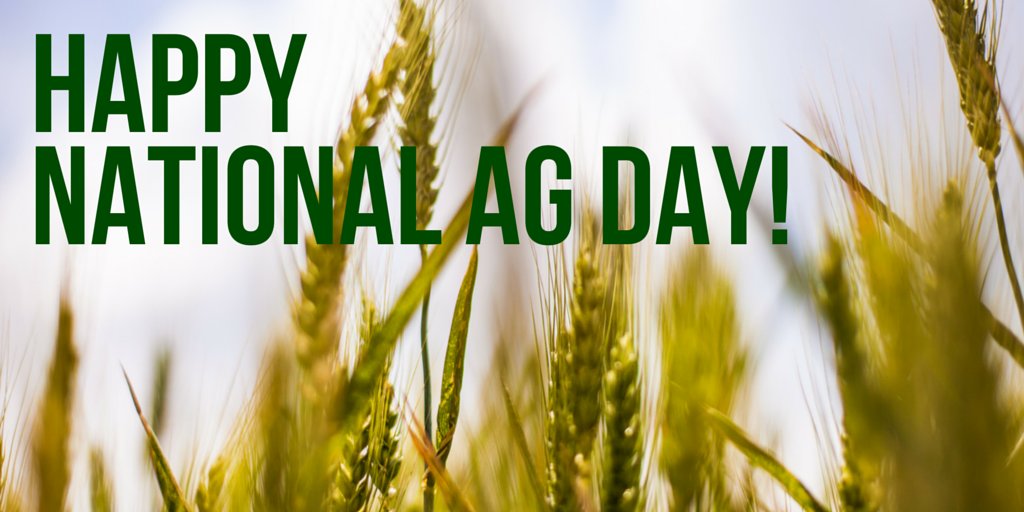 It's #NationalAgDay! Ag is ND's #1 industry- join me in celebrating &amp; recognizing the hard work of our producers