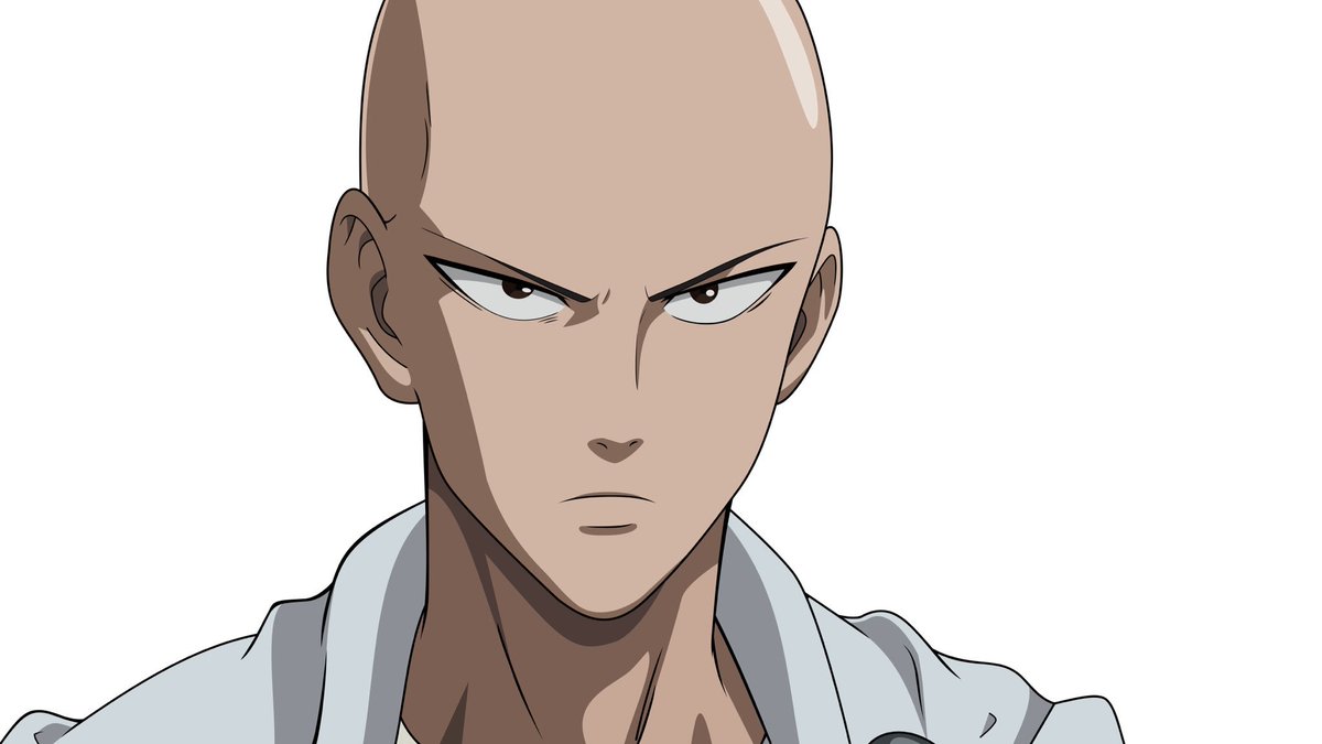 ColdestShinobi's tweet photo. Saitama wanna be ikkaku so bad https://t.co/1ouAv0sH44
