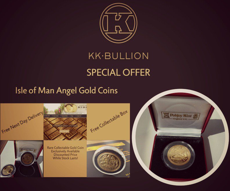 KKBullion's tweet photo. Special Offer | rare collectable Isle of Man Angle Gold Coin - order now while stock lasts! https://t.co/qw4RQ046Tz https://t.co/Wz31Thb9Jh