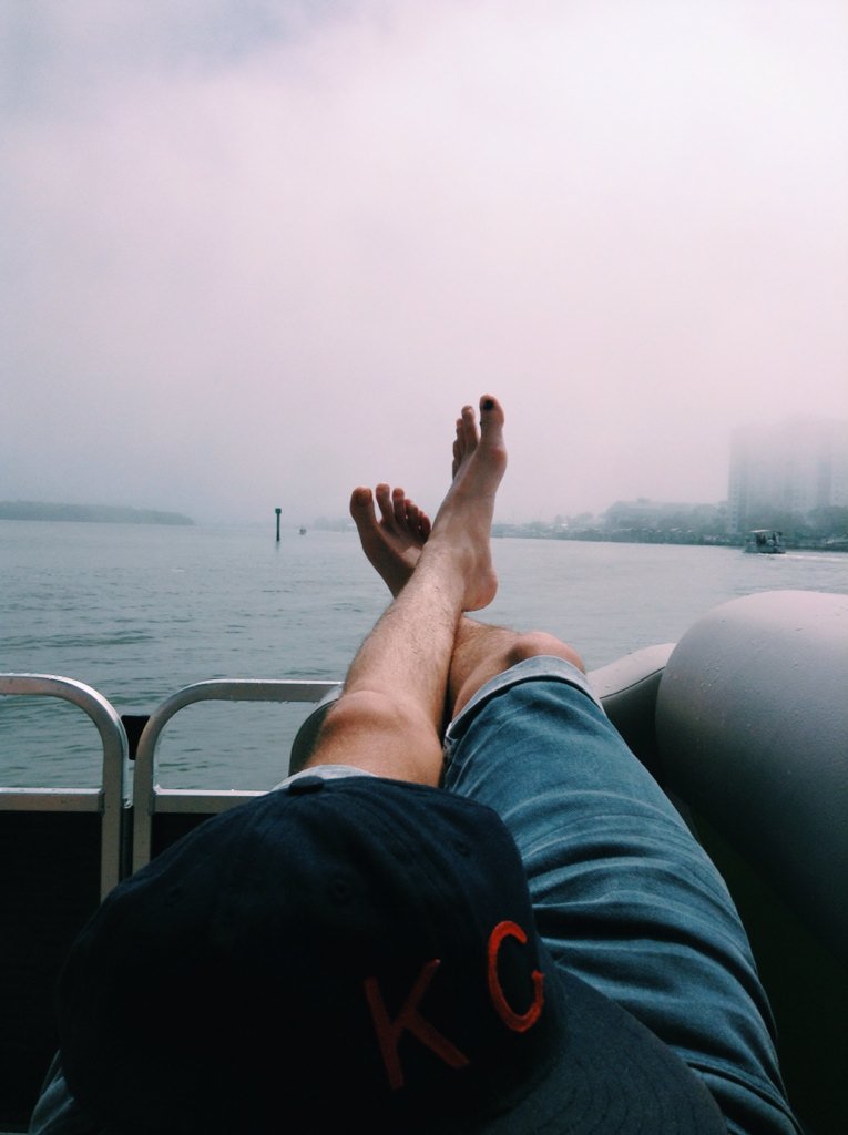 samswice's tweet photo. Misty boat rides &amp; good tunes makes for a nice afternoon https://t.co/Qud0h2FvuN