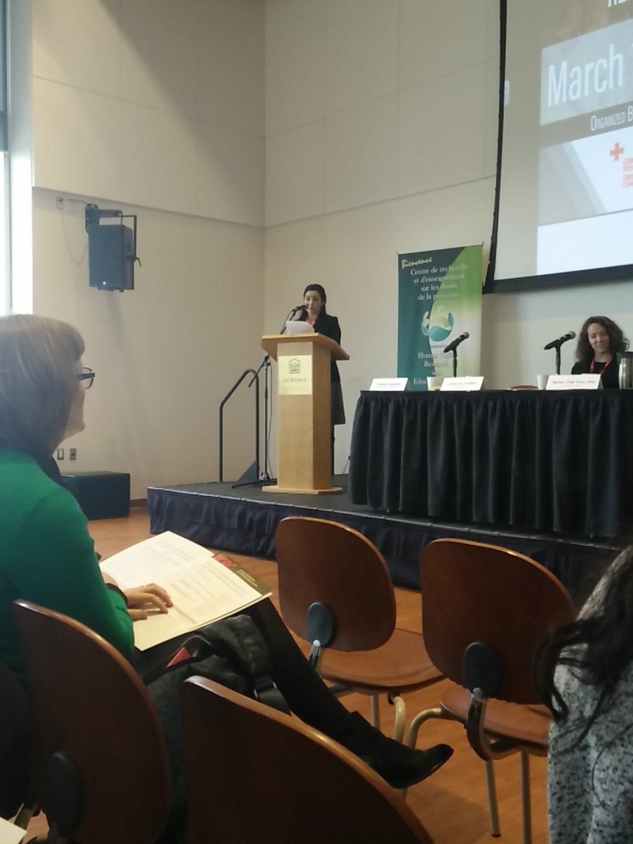 UO_SRC's tweet photo. Welcome and opening remarks #IHL #IHLConference #uosrc @redcrosscanada @OttawaRedCross https://t.co/R8Xb9lqEGa