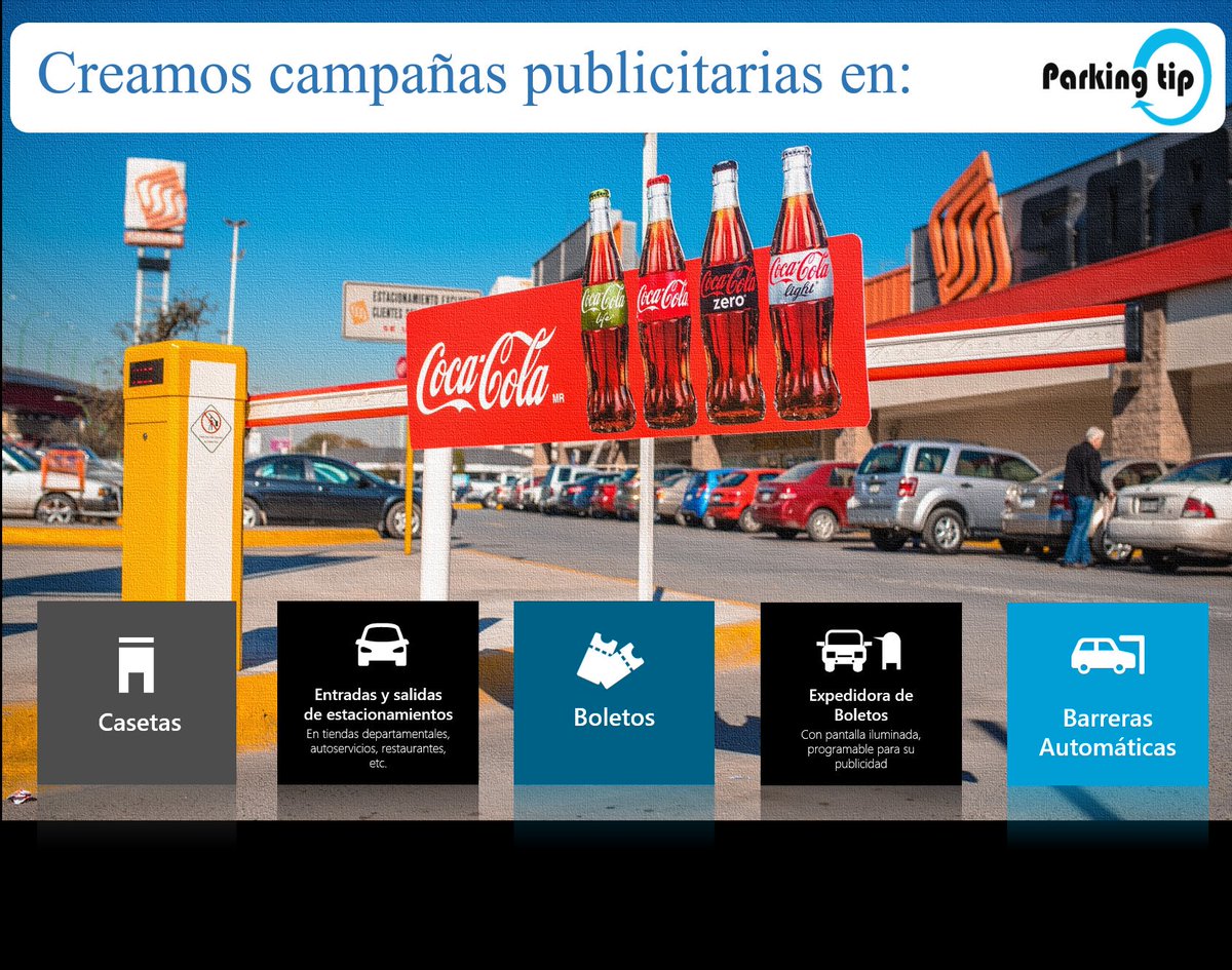 ParkingTipMX's tweet photo. ¡La mejor publicidad es la que hacen los clientes satisfechos! #publibarreras #publicity #advertising #promotion https://t.co/wHbOcRbqr9