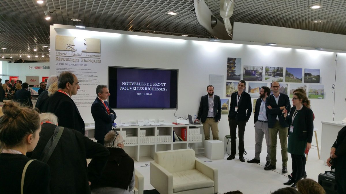 HQEbyCerway's tweet photo. #MIPIM2016 La promotion de l’architecture française à l’international. #behqe cc @AFEXarchi https://t.co/CULu5Uuo7C