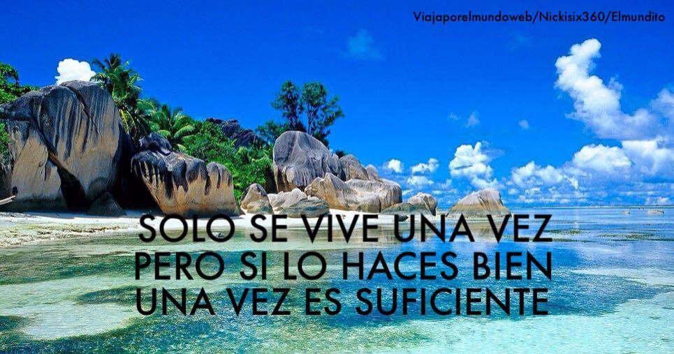 Nickisix360's tweet photo. UNA VEZ ES SUFICIENTE. #frases #nickisxi360 #viajaporelmundoweb #elmundito #FraseDelDia #frasesdeviajeros #viajeros https://t.co/OTdpSc6Voy