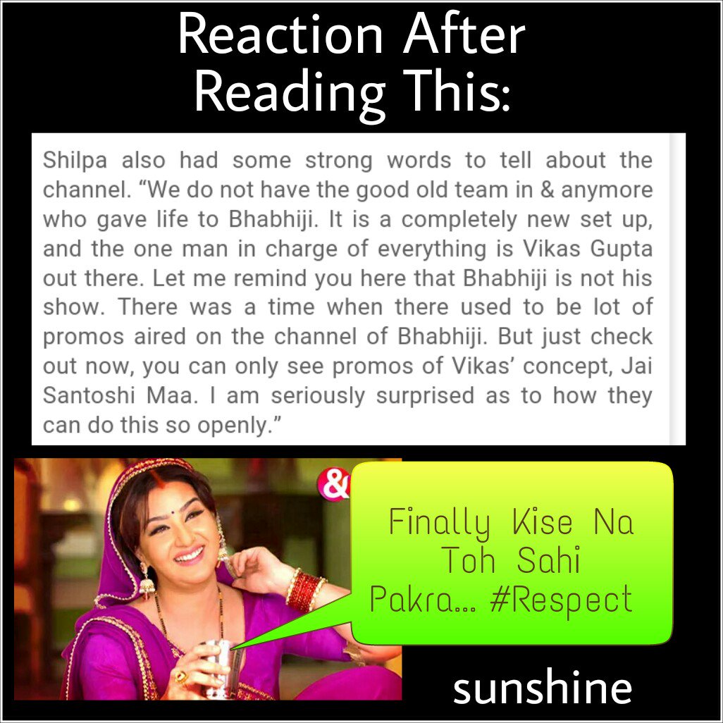 sunshinesharma3's tweet photo. I Respect u Mam coz u have the guts to speak truth...
Abh They Wil Say She s too Liar.. Right?
#Respect #ShilpaMam https://t.co/BN7Kkg57hI