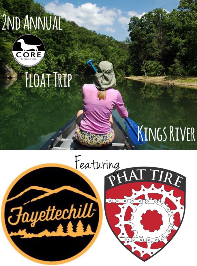 It's FLOAT TRIP TIME feat. @Fayettechill @PhatTireBikes Get your tickets before they are sold out- #TakePride