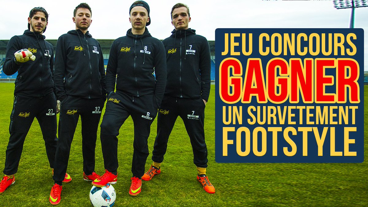 FootstyleTV's tweet photo. JEU CONCOURS !!!
Trouve une punchline qu'aurait pu sortir #Zlatan et gagne nos survets avec ton nom et ton numero. https://t.co/2ujKwQL6h7