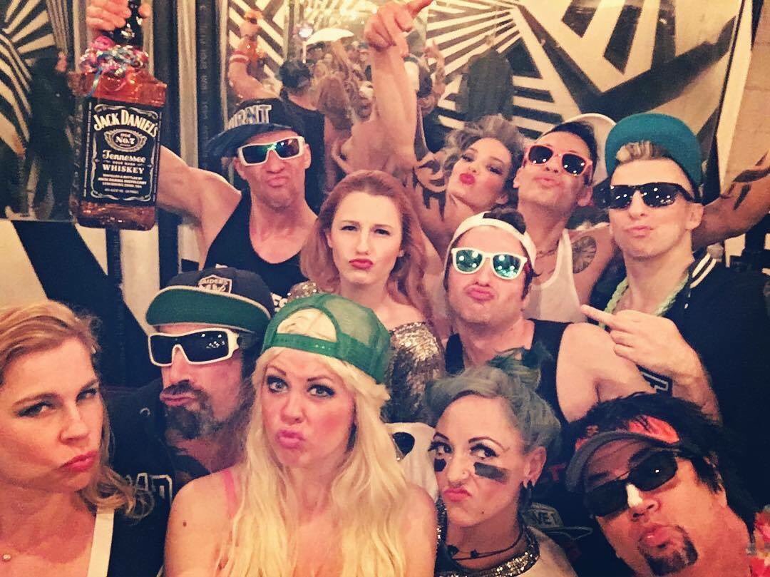 BroJBrody's tweet photo. The scene backstage last night @dnalounge for @HubbaHubbaRevue's Spring Break: San FrancisBRO!
Because #BROlesque. https://t.co/U58kHwmksr