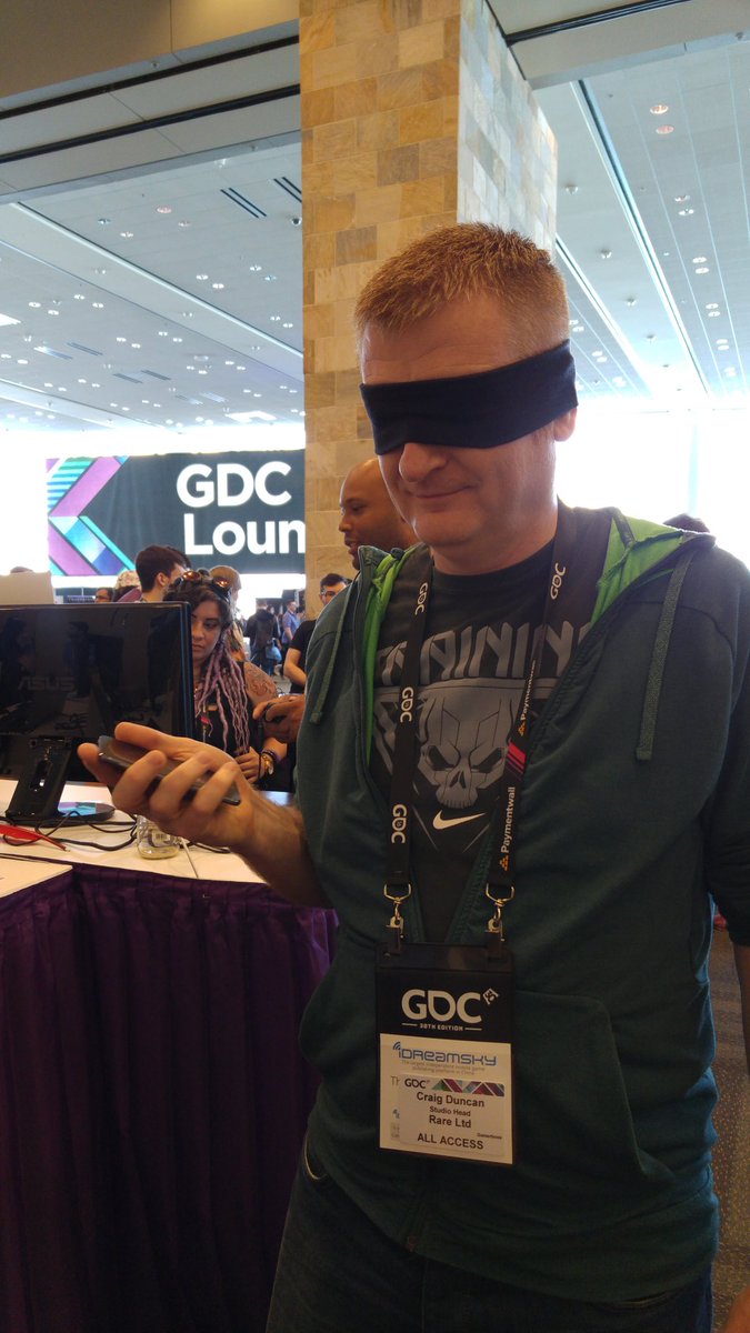 Louise0Connor's tweet photo. Yeh. This just happened. #sentree #GDC16 https://t.co/BGfx71VVY6