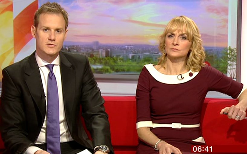 Telegraph's tweet image. Louise Minchin complains about decision to hand Dan Walker plum position on BBC Breakfast… telegraph.co.uk/news/bbc/12195…