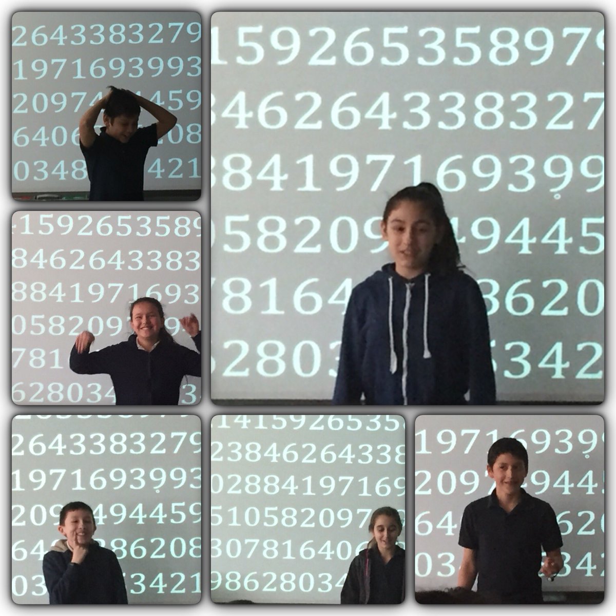 MrsLyon_'s tweet image. Students in 313 celebrated Pi Day by attempting to memorize the first 100 digits of Pi! #PiDay2016