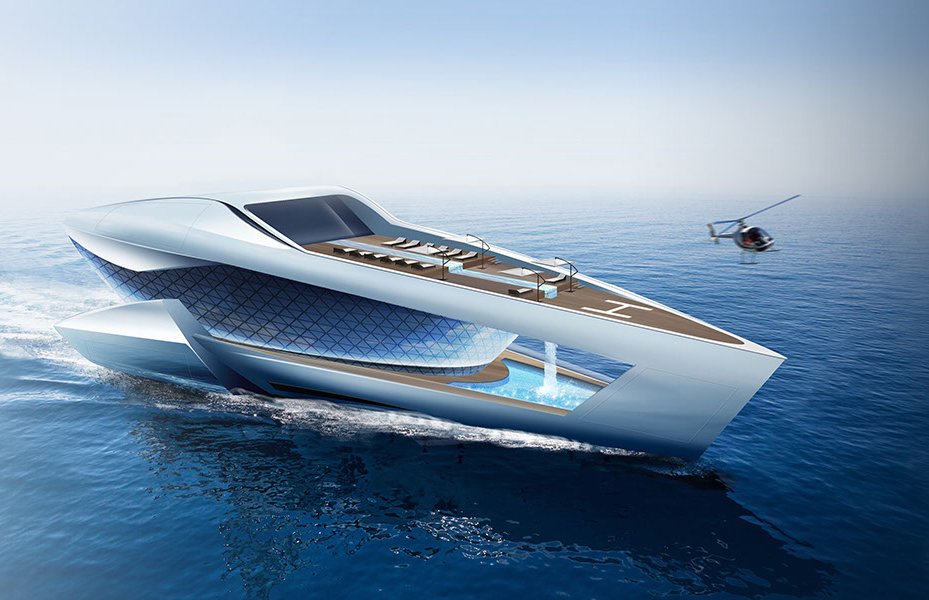 CF8 Future Yacht Concept Cuts Like a Knife || <a href="/SeaLevelYDE/">Sea Level</a> #superyacht bit.ly/1Mlfepn