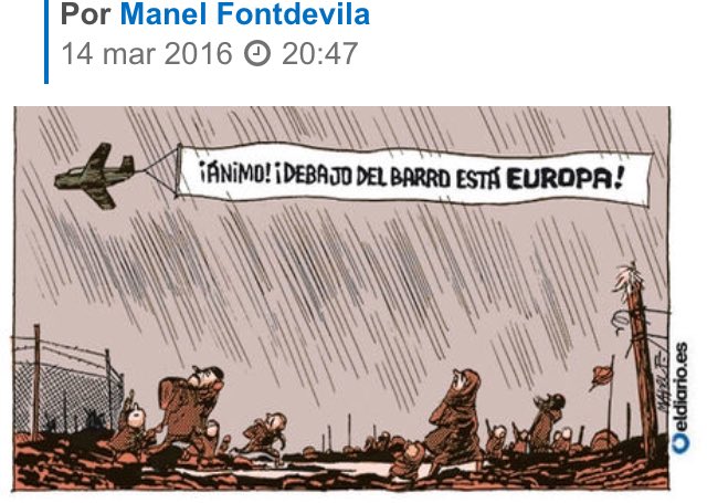 RosaManrubia's tweet photo. #refugiados #YoSoyRefugiado #AcuerdoVergUEnza https://t.co/gjhIkrw5xa
