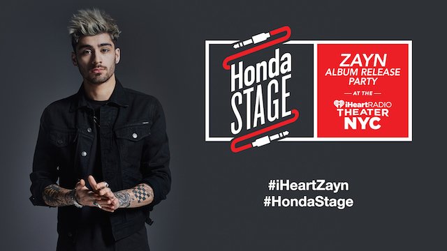 iHeartRadio's tweet photo. Who's ready for #iHeartZayn? 😍 ONLY THE BIGGEST ZTANS will get into the #HondaStage on 3/25 https://t.co/8i9ZuA4Pmj https://t.co/j223eJSk9l