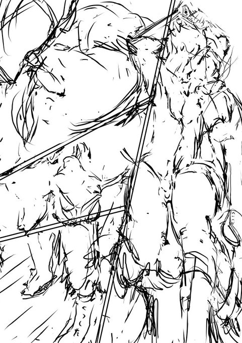 このラフで進めるか。 