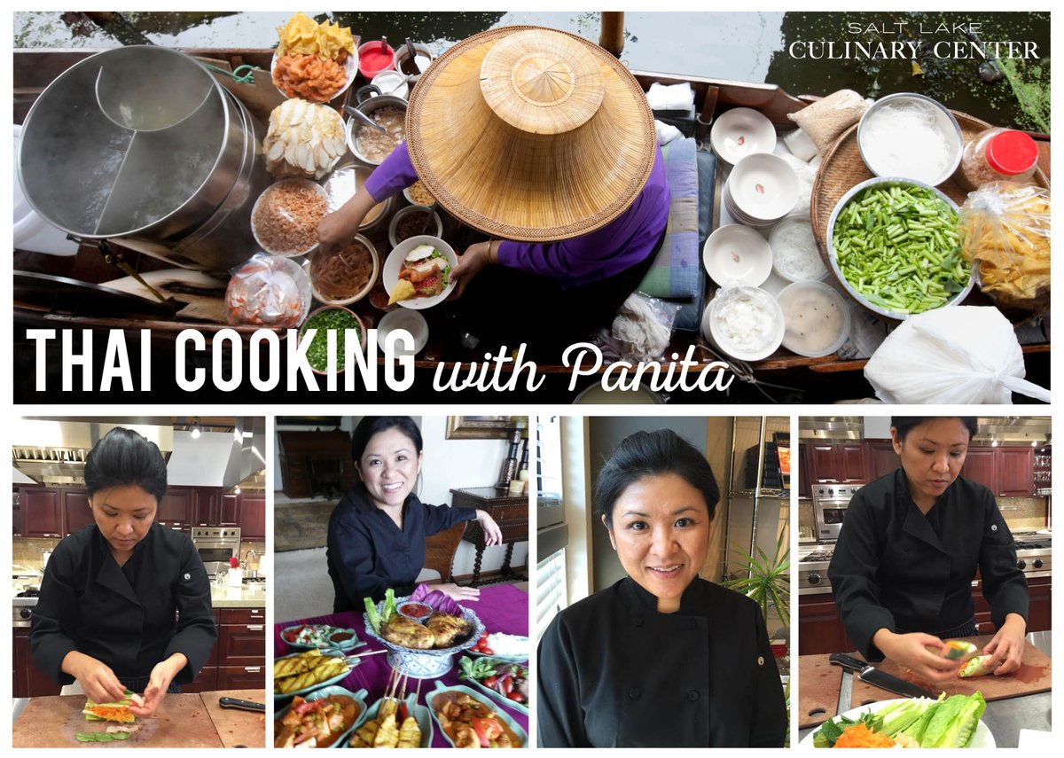 SLCulinaryCntr's tweet photo. Experience the wide palate of flavors that make Thai cuisine so irresistible! https://t.co/52ky6K7Qv4 #thai #class https://t.co/9FPqmFI3w0