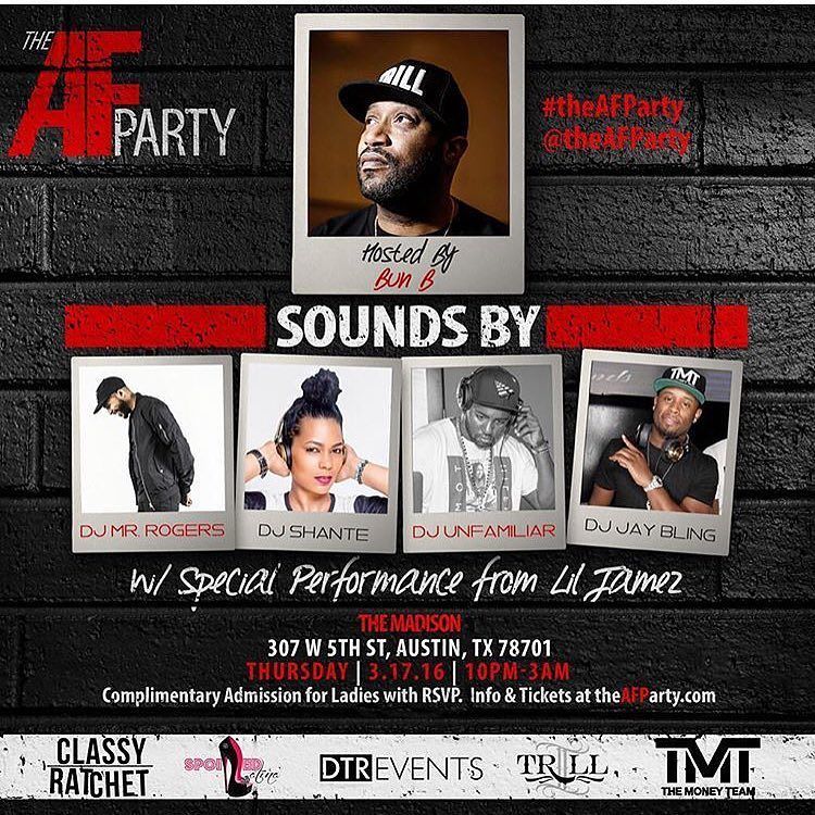 djmrrogers's tweet photo. #theafparty this Thursday in ATX for #SXSW..... Just a break from the chaotic norm this we… https://t.co/5gdFlonQ8L https://t.co/wLv12T8iU0