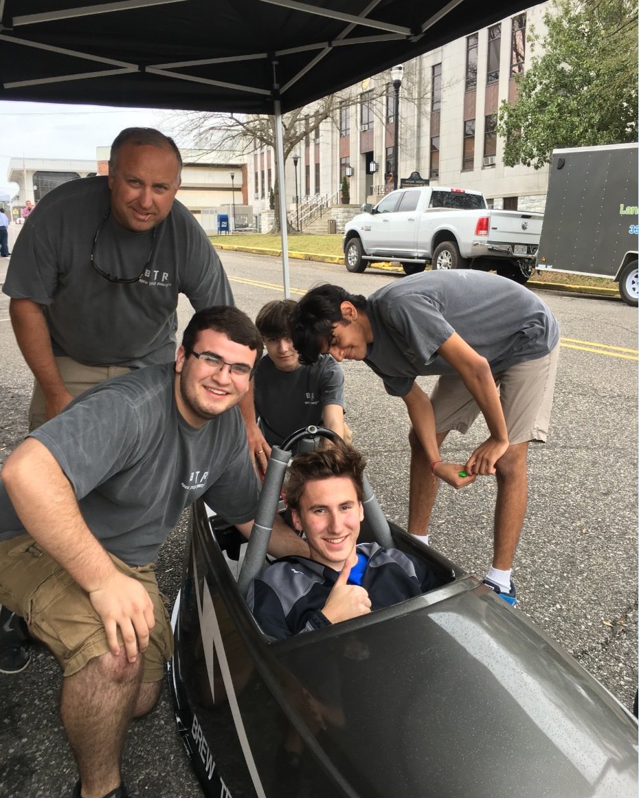 MPSAL's tweet photo. Congratulations to these BrewTech students, who took second place in the Downtown Jasper Electrathon Car Race. https://t.co/BwPUQuxUdz