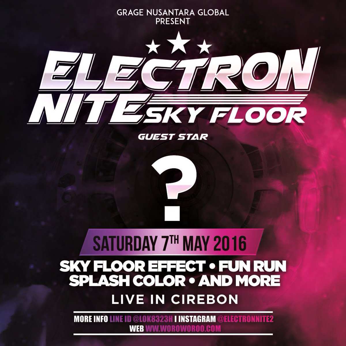 (Save the date)  Saturday 7th May 2016!!!  ELECTRON NITE RUN #Part2  "SKY FLOOR EFFECT" #IMC