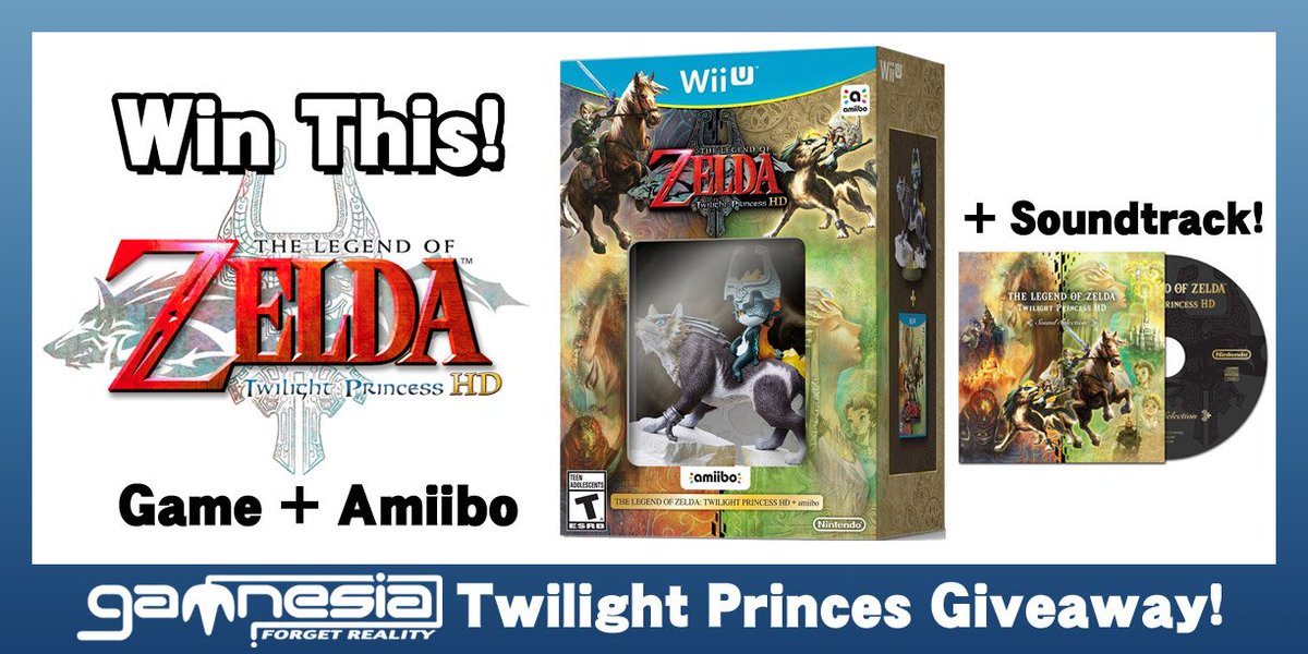 TheGamnesia's tweet photo. Zelda Fans Unite! We’re giving away a Twilight Princess HD bundle FOR FREE! Enter here: https://t.co/CipYb1fktR https://t.co/1h8ckldFoP