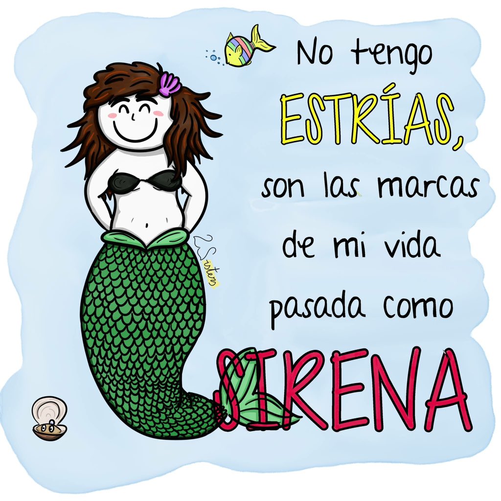 2Sisterspm's tweet photo. Todas tenemos algo bonito!!! #Sirena #Mermaid #Estrías #SoyMuyBonita #MeGusto #AutoestimaATope #SoyUnaSirena https://t.co/VApUGdvoBr