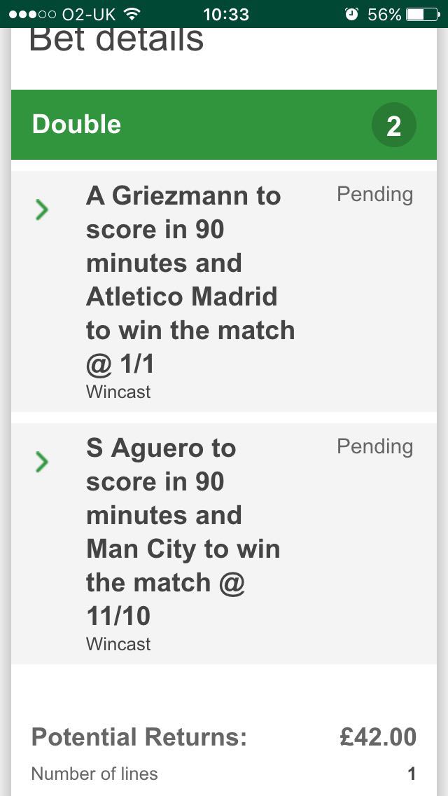 ShowYourTips's tweet photo. Paddy Power score/win double. £10 returns £42!! https://t.co/4DNphUAZf2