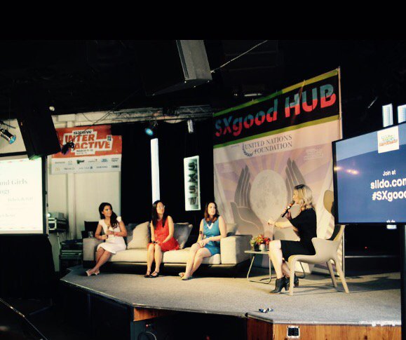 rebekahiliff's tweet photo. .@QCWirelessReach @carolineghosn @bakerac1 @good thank you for your inspiring words today! #swGOOD #SWS2016 https://t.co/eq3bVsjMP8