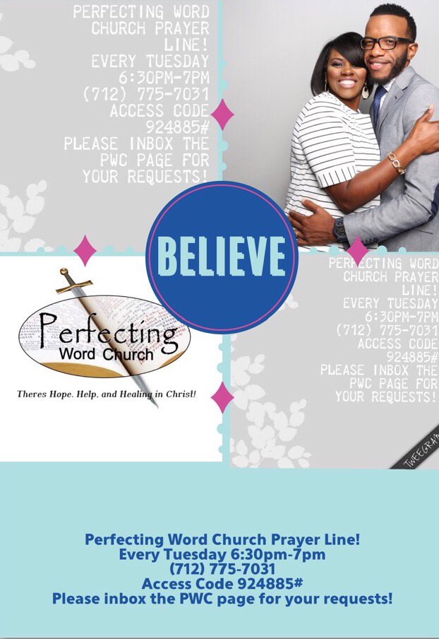 perfectingwordc's tweet photo. Today is Prayer day!!!!!! Call in!!! https://t.co/C0hIUQbmvt