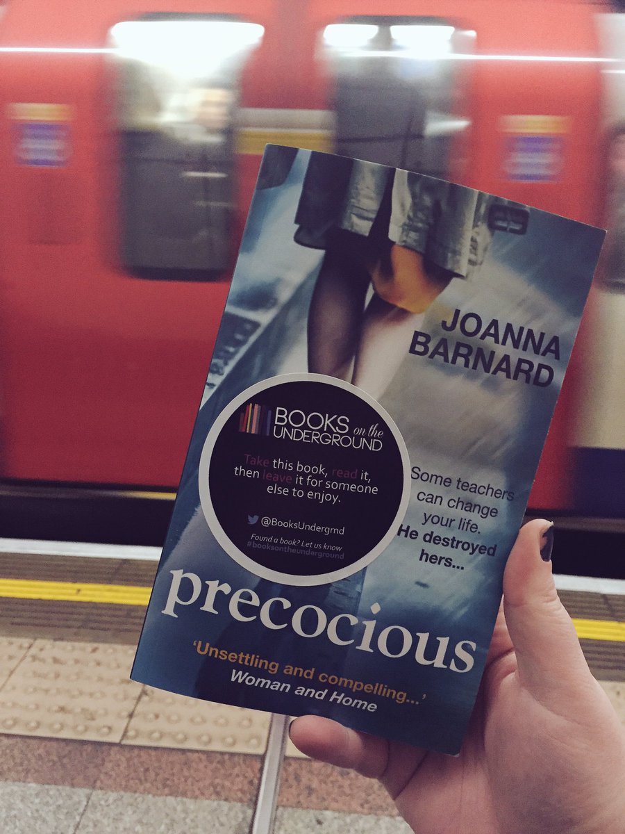 BOTUBookFairies's tweet image. Copies of #precocious can be found on the tube RIGHT NOW! @JoannaBarnard76 @EburyPublishing
