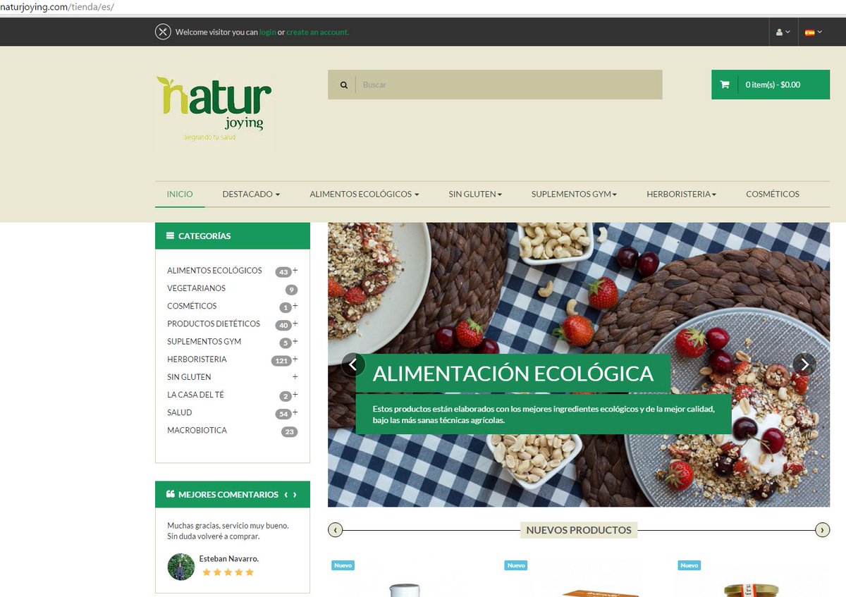 Descubre la nueva imagen de Naturjoying.com
Diseñada para hacértelo más sencillo y rápido.
#comidasana #eco