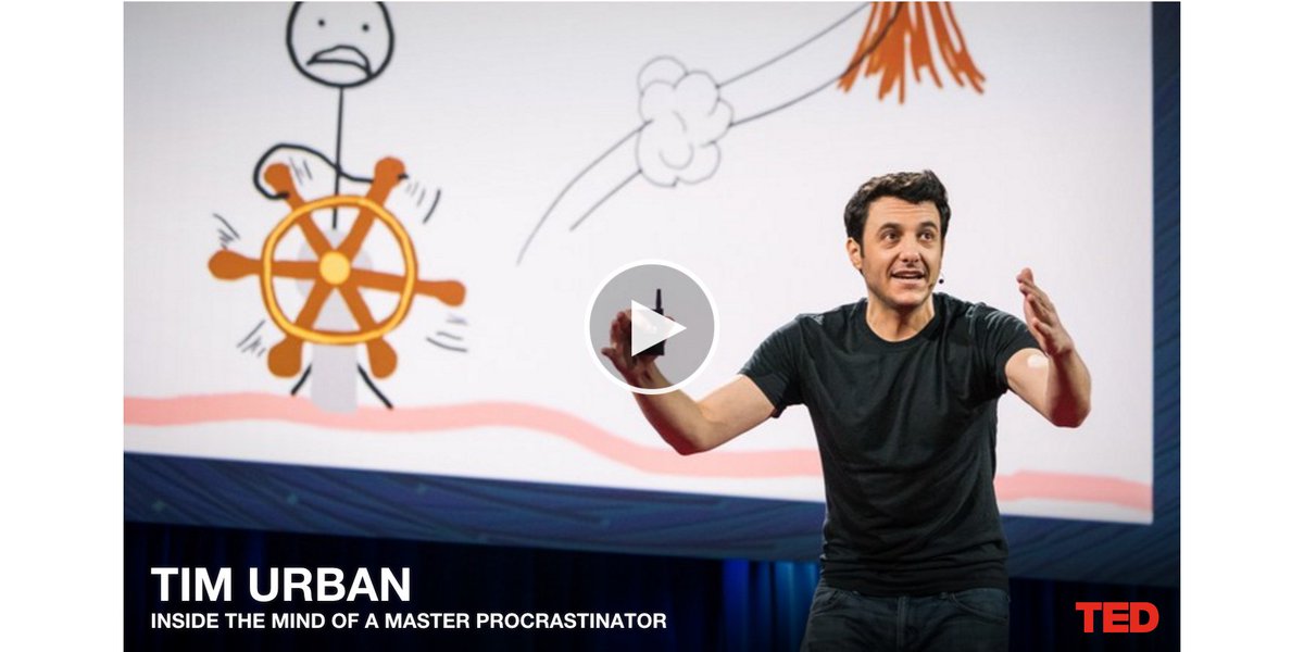 My TED Talk just went online! Watch it when you're procrastinating. waitbutwhy.com/2016/03/my-ted…