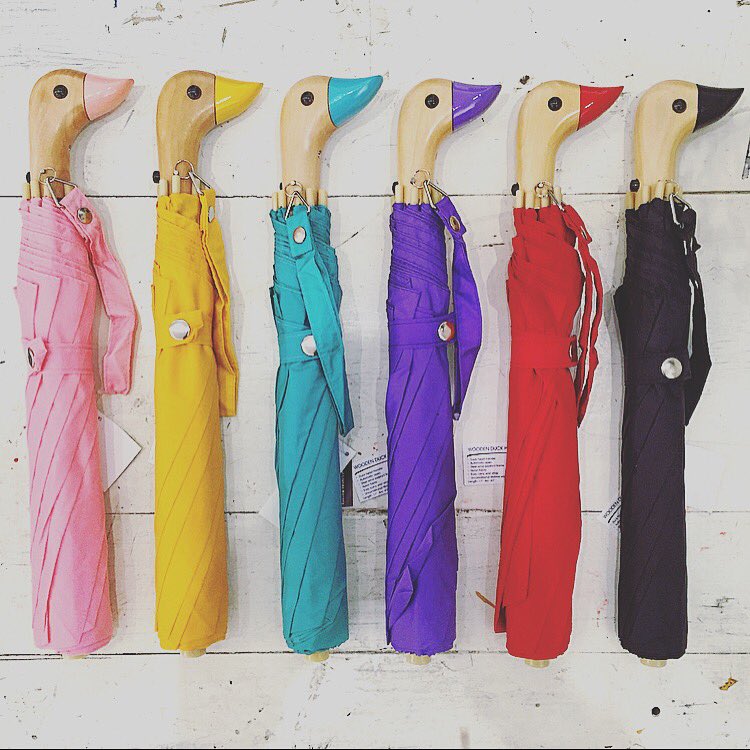 gotw_hamilton's tweet photo. Duck-head umbrellas now in shop! 6 colours, lifetime guarantee and oh so adorable! Come on rain :) #HamOnt https://t.co/i7jSN8bM3j