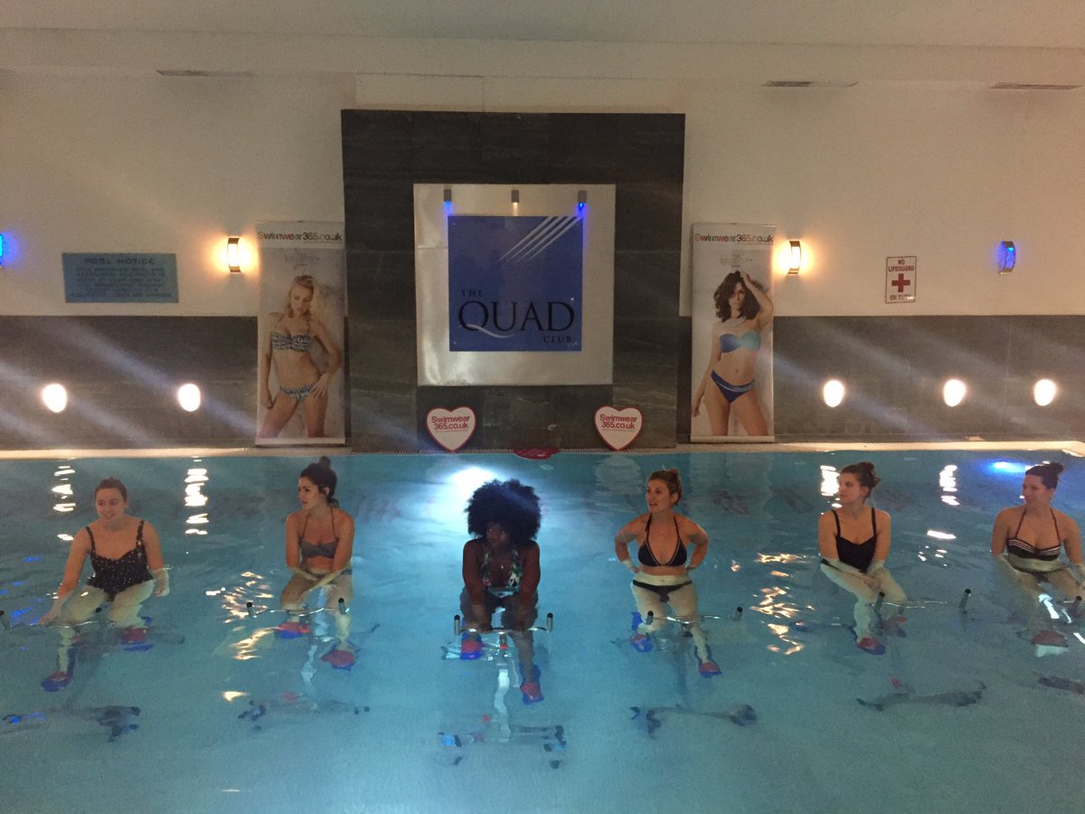 aquAllureUK's tweet photo. We are ready to get started for @Swimwear365 event at @QuadHealthClub and @Label_live #swimwear365 https://t.co/zGIzhdbTIt