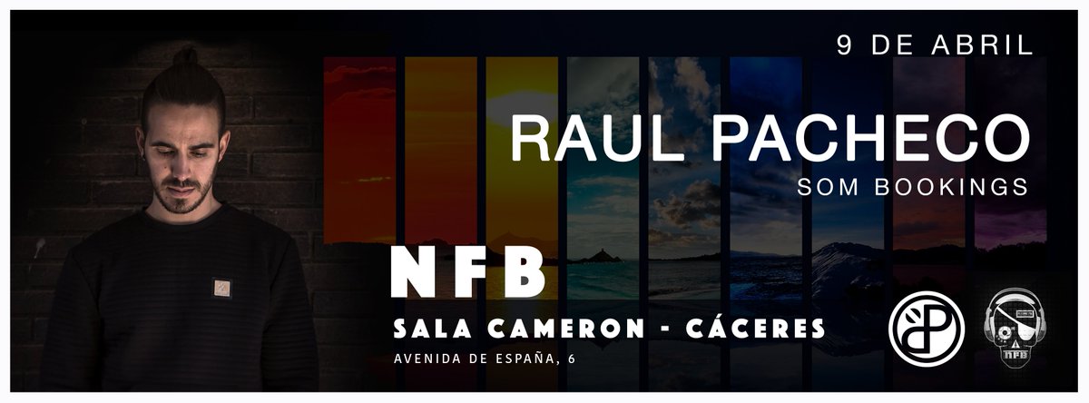 Segundo avance para la próxima #NFB
Sábado 9 de Abril
Sala Cameron - Avenida de España, 6
CÁCERES
<a href="/Raul_Pacheco_/">Raúl Pacheco</a>