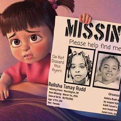 ComedianJoeJack's tweet photo. #BringBackRelishaRudd #DC #DMV #Missing #DCsBaby #Share https://t.co/v2woivwG30