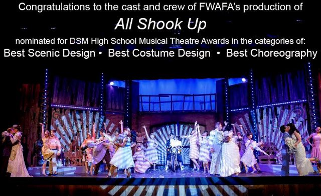 FWAFAThespians's tweet photo. We are so proud of our school for getting nominated!! Congratulations to everyone who was nominated!! #DSM16 https://t.co/jtOEGONRgX