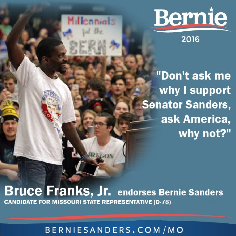 STL4Bernie's tweet photo. #Bernie2016 endorsements #STL4Bernie https://t.co/cXZ0SlSArG