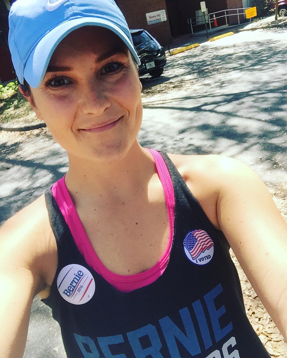 anonforbernie's tweet photo. Voted to make history today #BernieinFL #PrimaryDay #FeelTheBern https://t.co/R0VVB4itSn