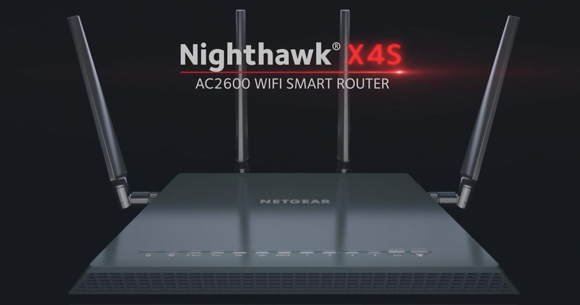 peterleuer's tweet photo. Nighthawk X4S AC2600 Smart-WLAN-Router (R7800) - https://t.co/sAw0Q7CLMI https://t.co/Umy738xeUw
